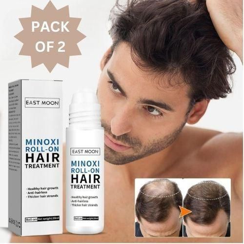 Minoxi Roll-On Hair Treatment Hair Growth Serum For Women & Men 9pack of 2)