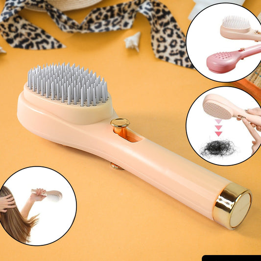 Self-cleaning Anti-static Massage Comb (1 Pc)